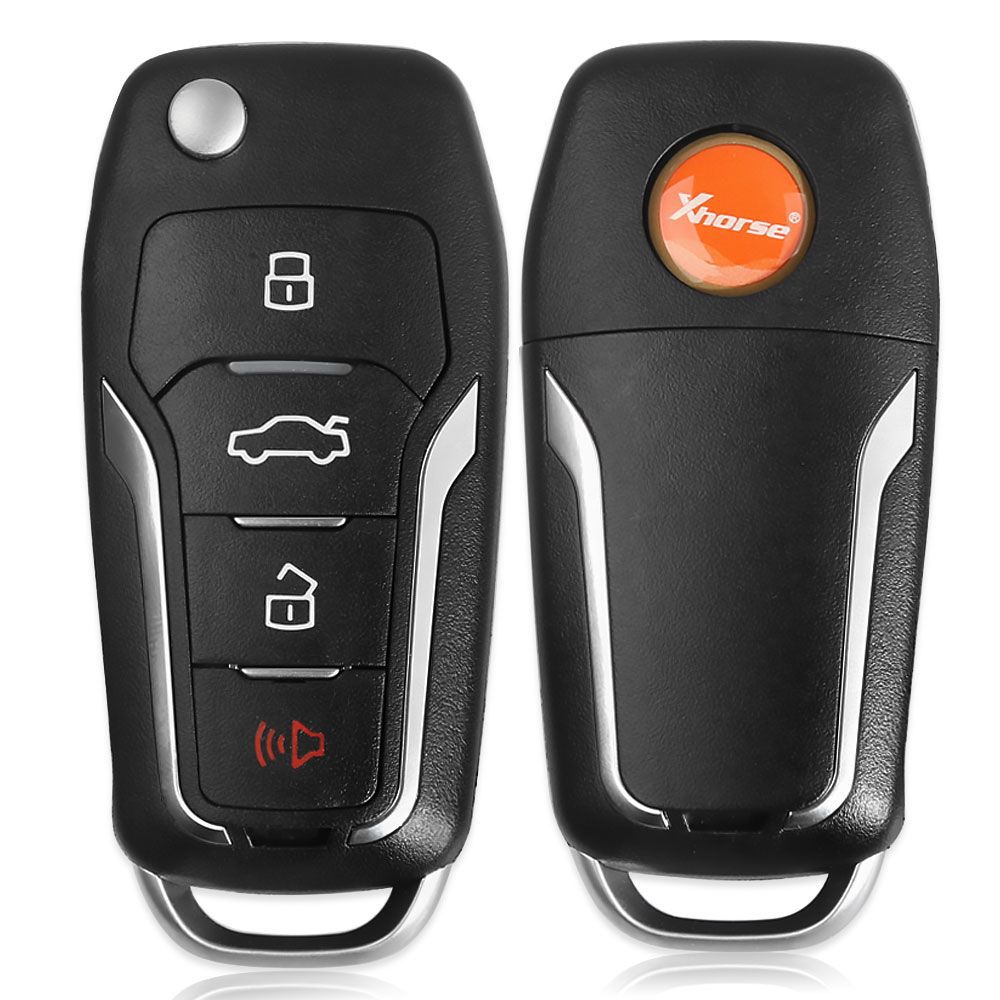 Xhorse xkfo01en Cable Remote Key Ford Condor Flip 4 buttons immobile Key Bed English version 5 PCS / Batch