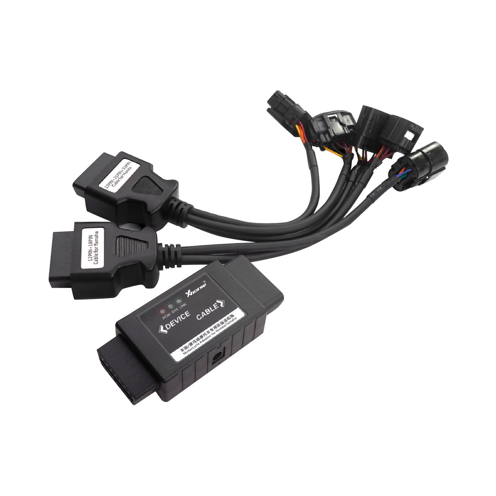 2025 Nouveau XHORSE XDKP92GL Adaptateur de moto pour HONDA / YAMAHA Fonctionne avec Midi / Key Tool Plus PAD / Key Tool Max Pro