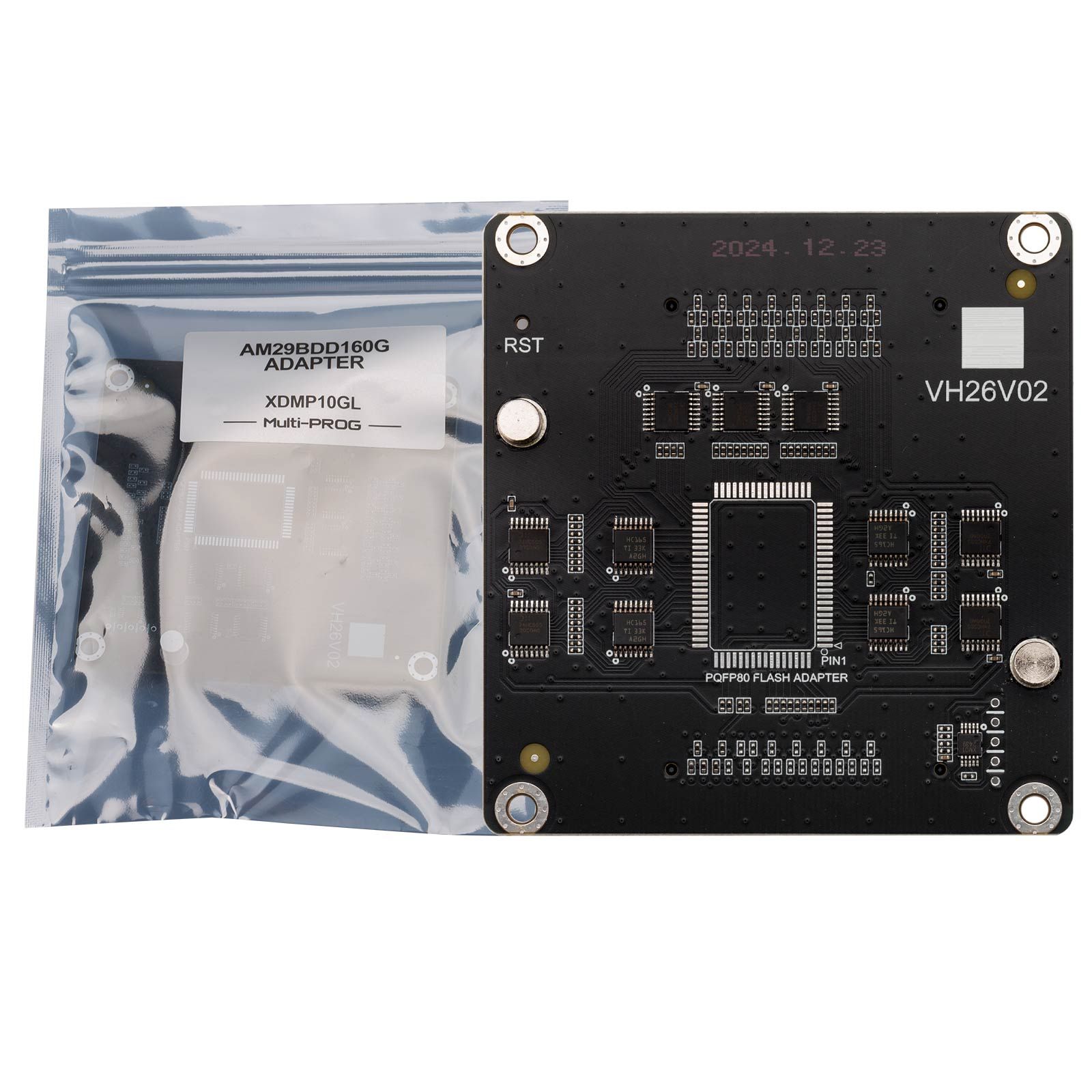 Xhorse XDMP10GL VH26 PQFP80 Adaptateur Support AM29BDD160G Travail pour Programmateur Multi Prog