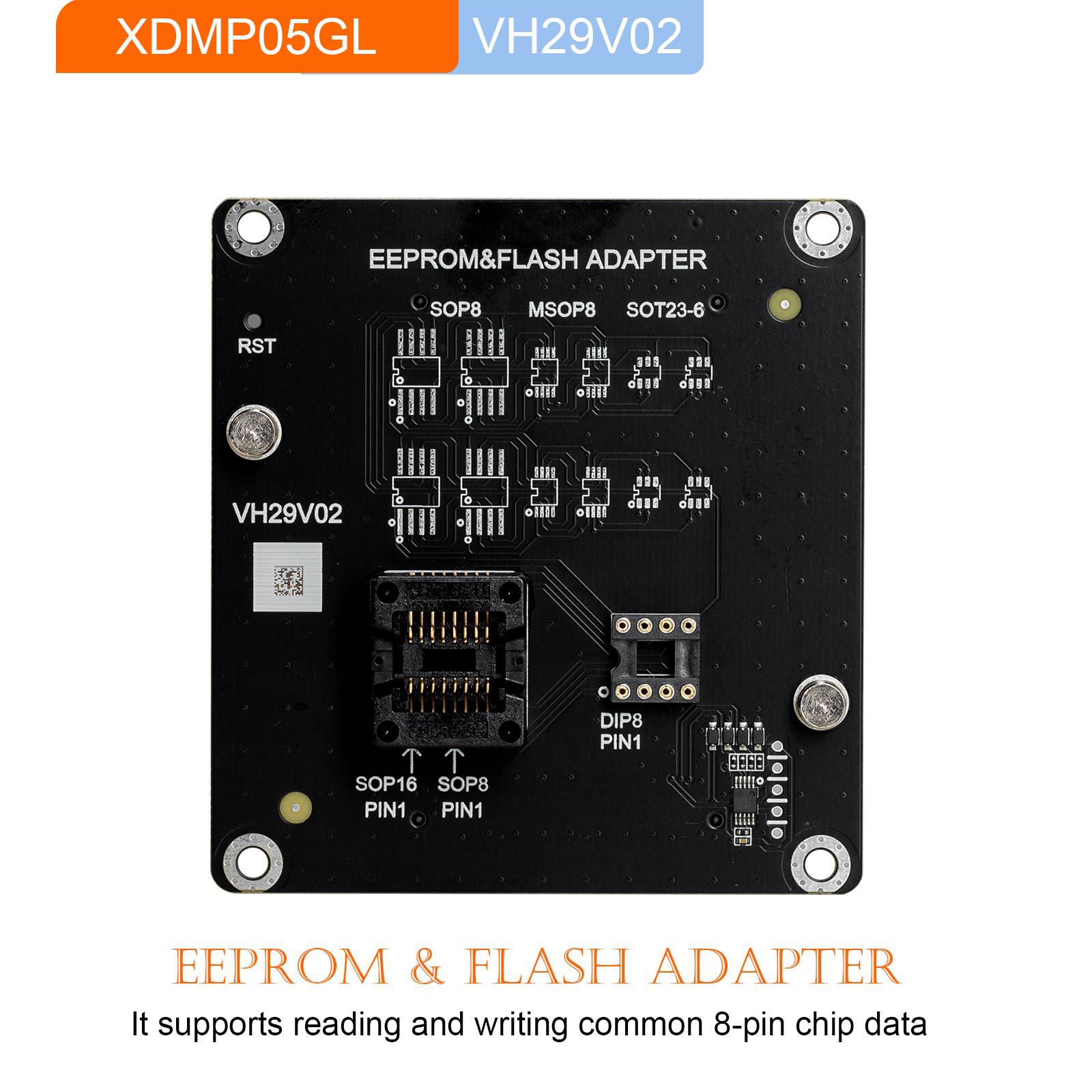 2024 Nouveau Xhorse XDMP05GL VH29 EEPROM & FLASH Adaptateur pour Programmateur Multi Prog