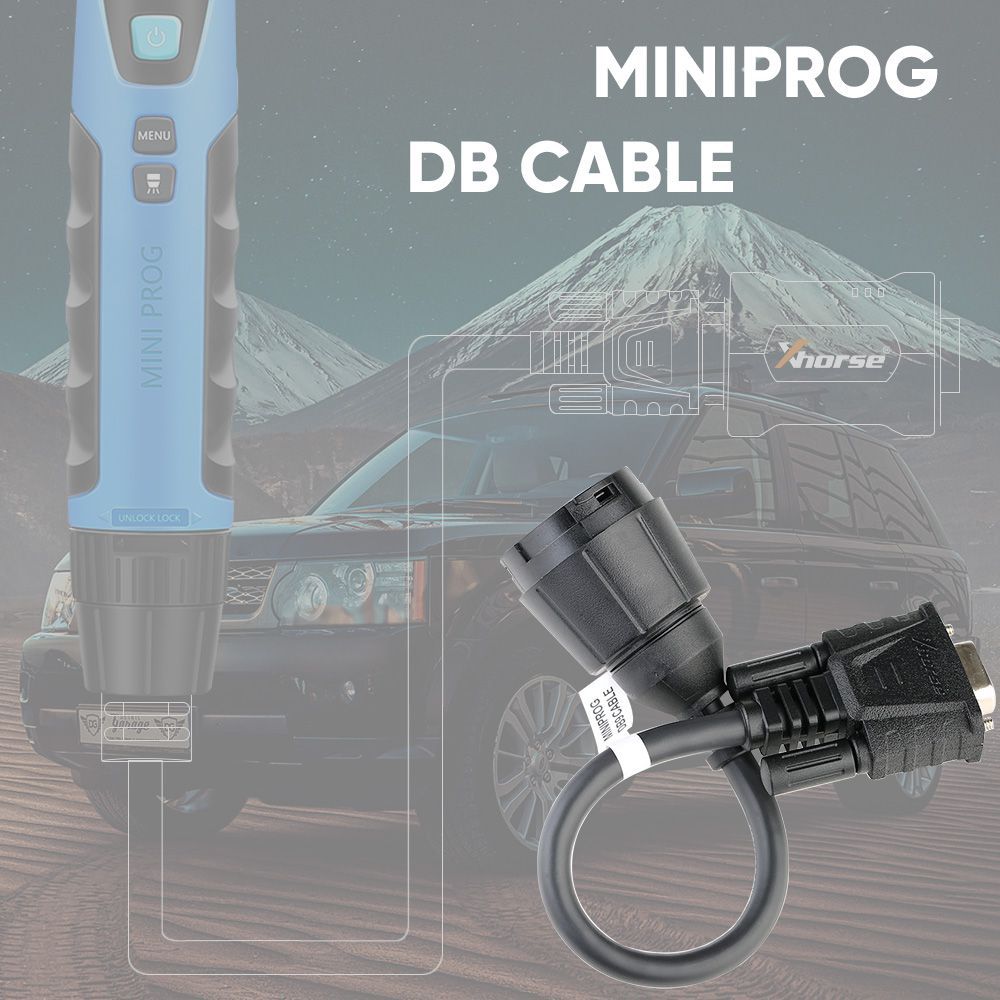 Xhorse xdnp13 db9 Cable Engineering W / mini prog