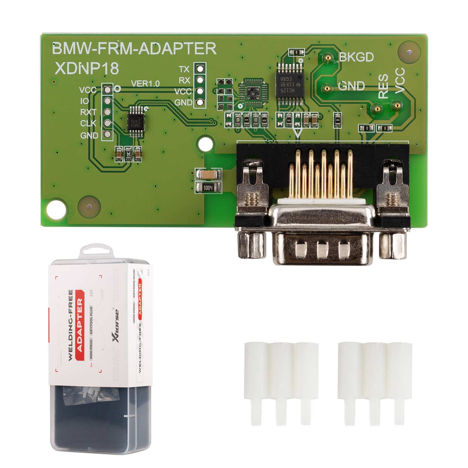 XHORSE XDNP18GL BMW E Chassis FRM Adaptateur sans soudure Travailler avec MINI PROG / Key Tool Pus / VVDI PROG