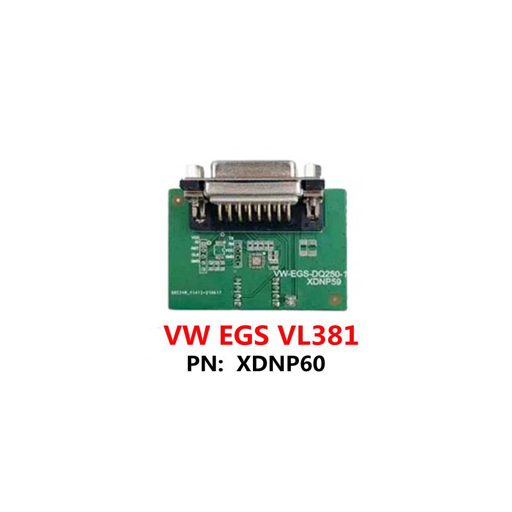 Xhorse VW EGS adaptateur xdnp60gl VW EGS - vl381 adaptateur pour mini prog et Key Tool Plus