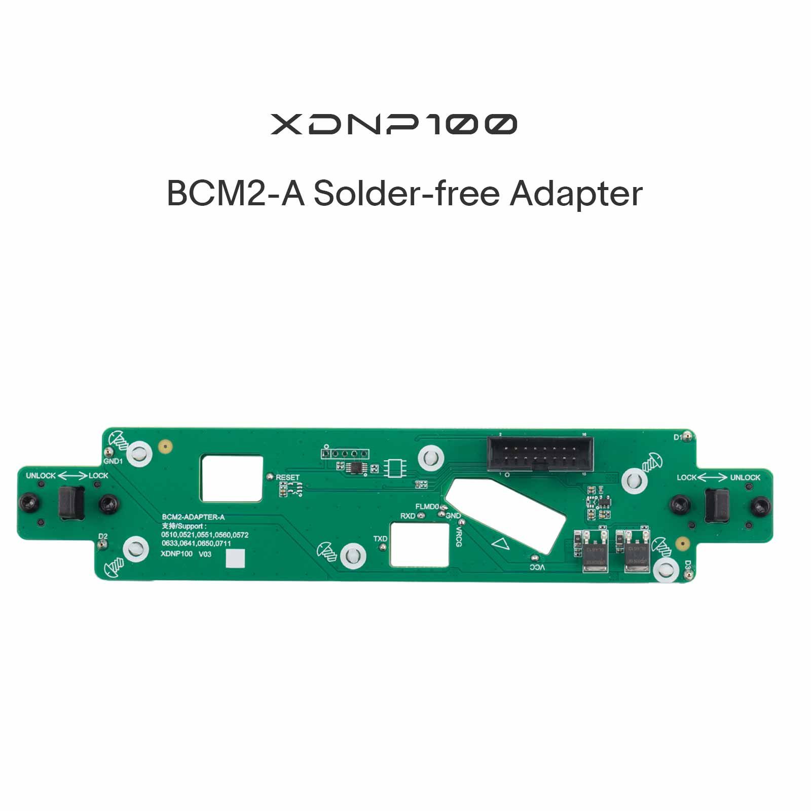 XHORSE XDNPA2GL Audi BCM2 Adaptateur sans soudure deuxième génération pour Audi All Key Lost & Add Key pour VVDI Key Tool Plus, MULTI-PROG