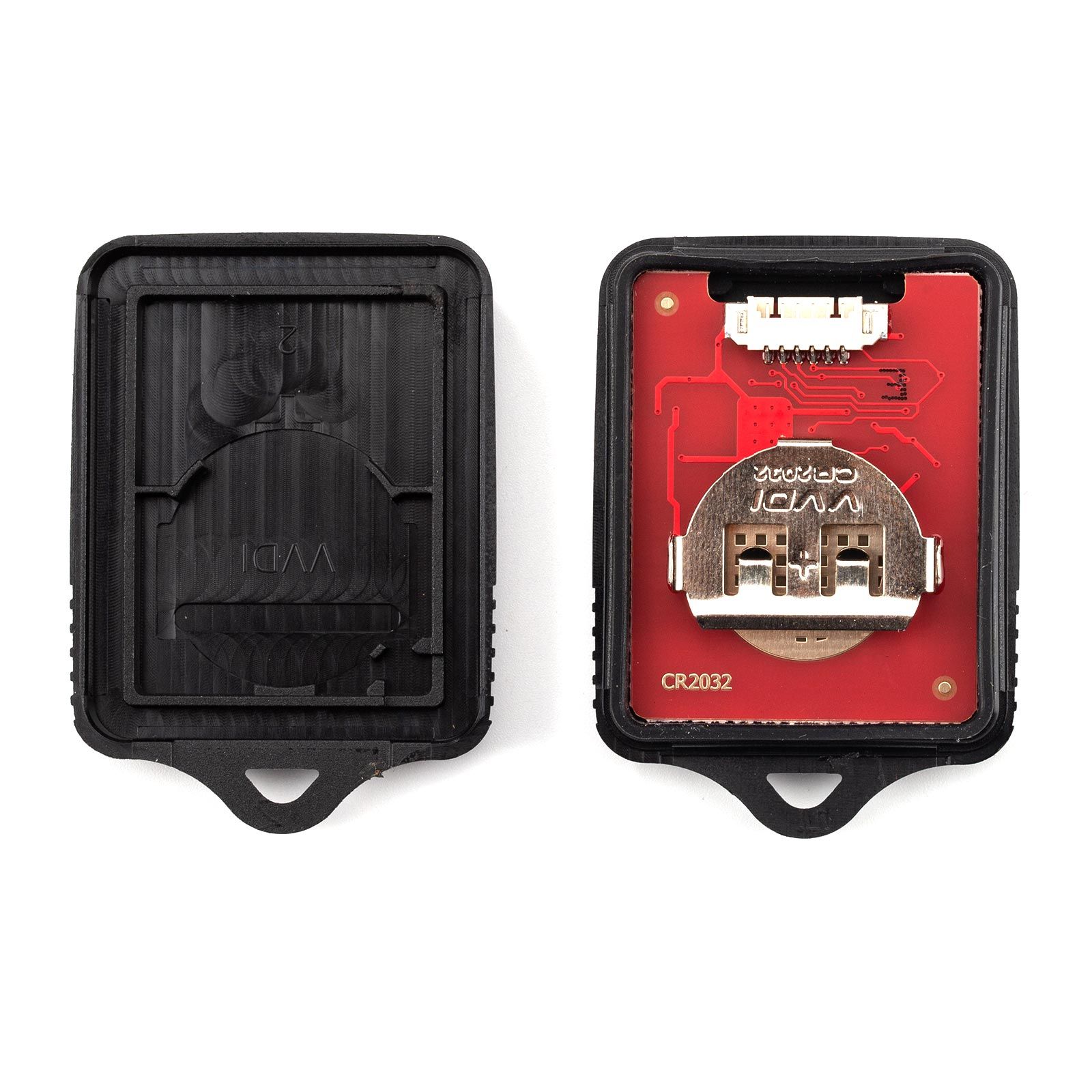 XHORSE XKFO22EN pour Ford Modèles 4 Boutons Split Square Deuxième Génération Télécommande Fillée 5pcs / lot