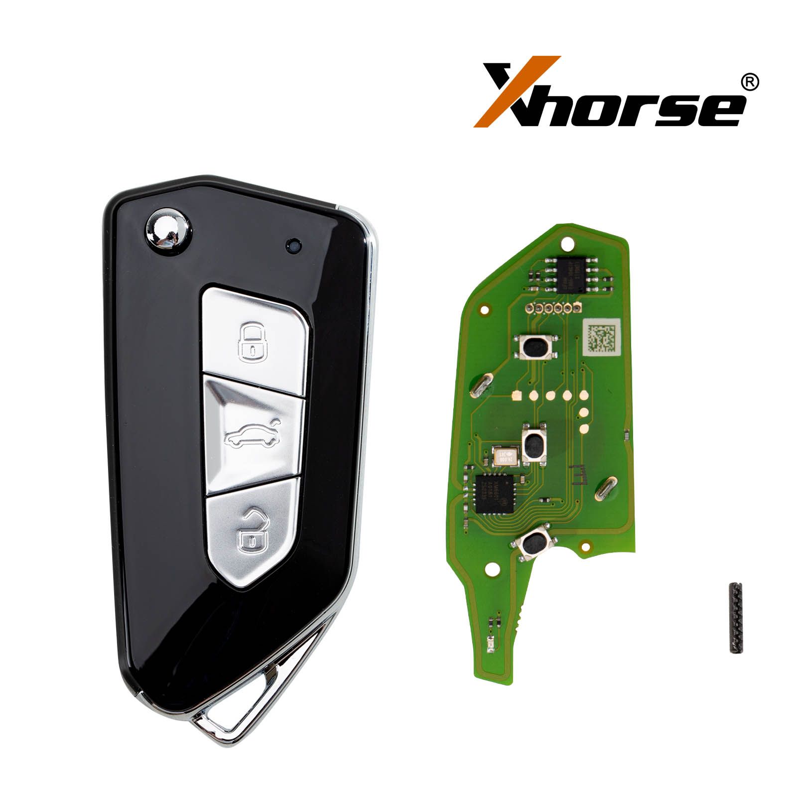XHORSE XKGA82EN Boutons mates galvanisés GAO8 style télécommande câblée universelle 5pcs / lot