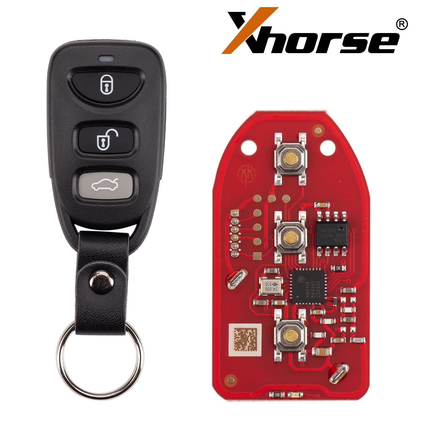 XHORSE XKHY21EN (Split-Type - 3 + 1 Boutons) pour Hyundai deuxième génération télécommande câblée 5pcs / lot