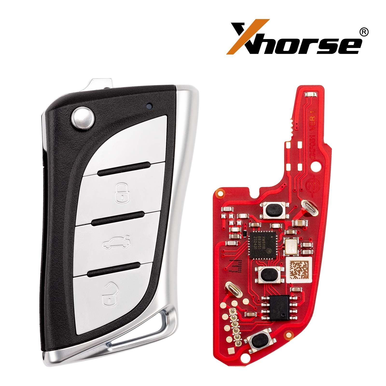 XHORSE XKLEX5EN pour Lexus 2ème génération clé intelligente clé universelle à distance 5pcs / lot