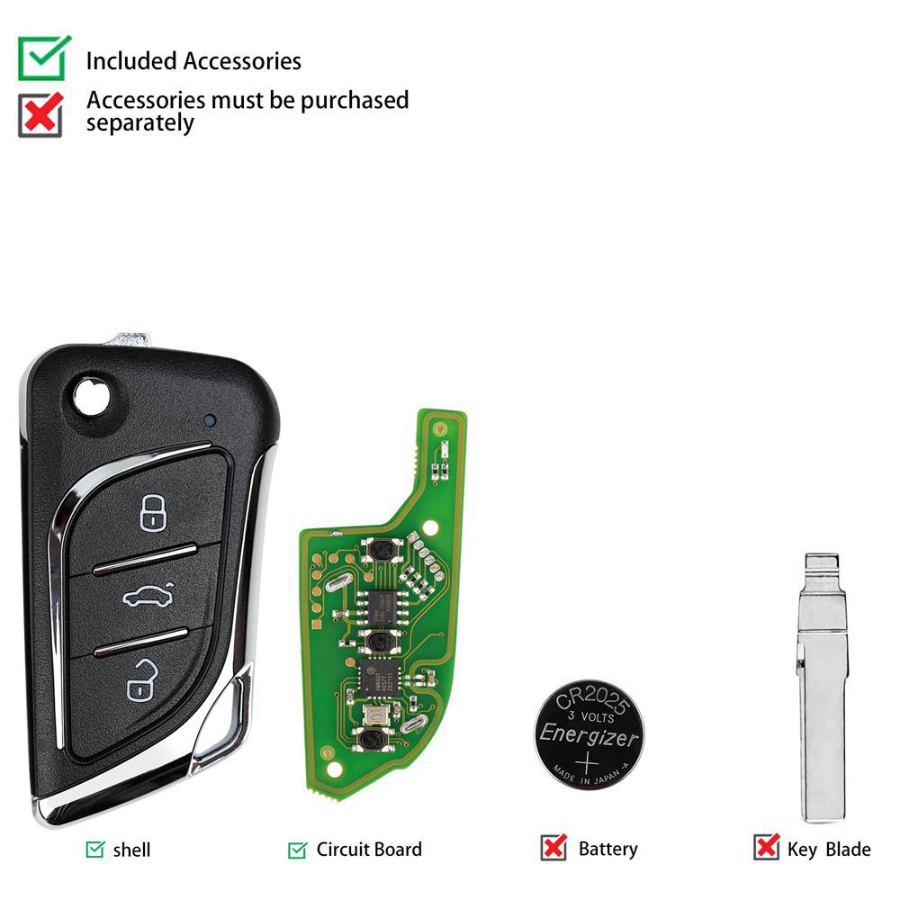 Xhorse xklks0en Wire Remote key for Lexus 5 PCS / Batch