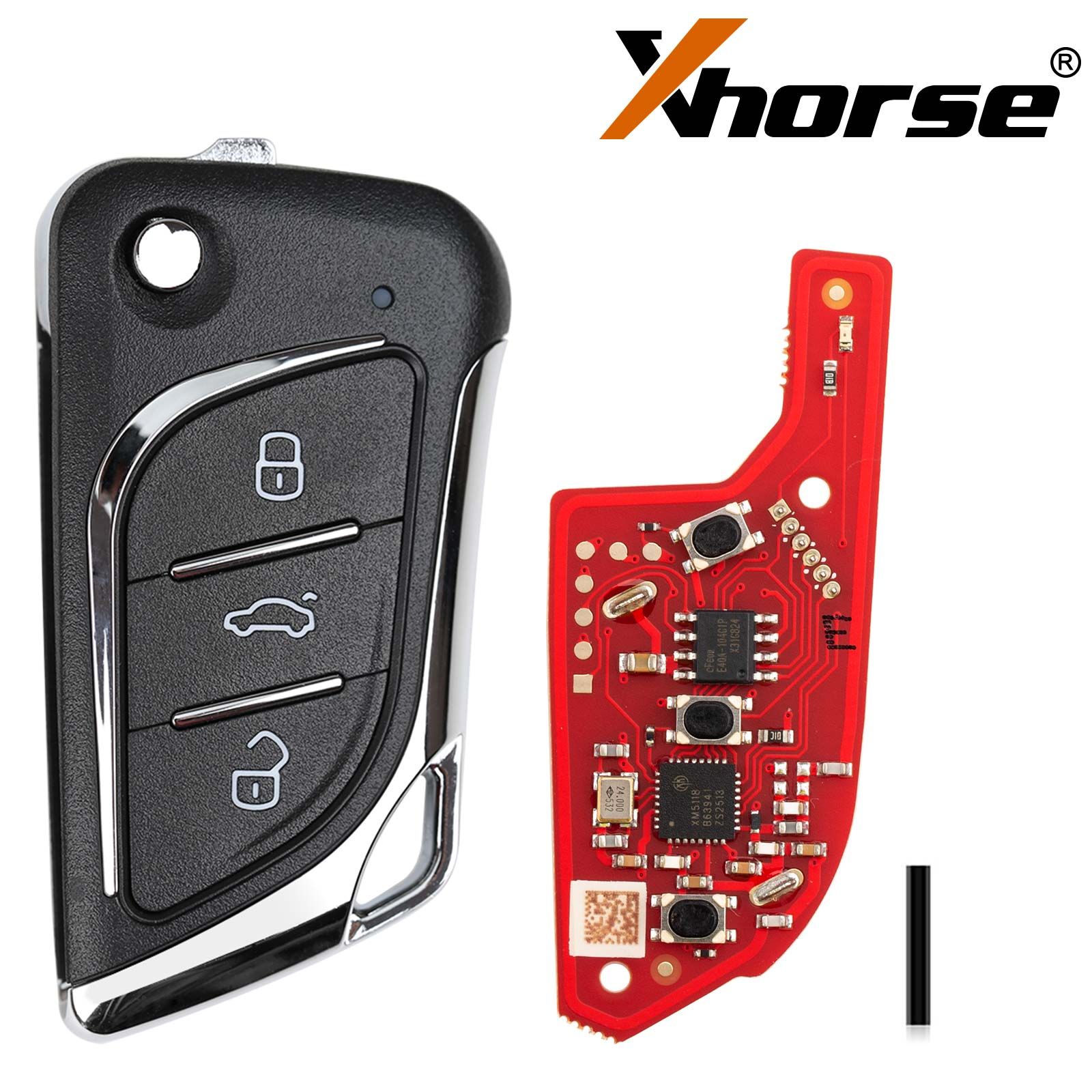 XHORSE XKLKS2EN LEI.Style KSS (ENrome-plating) deuxième génération clé à distance câblée universelle pour Lexus Type 5pcs / lot