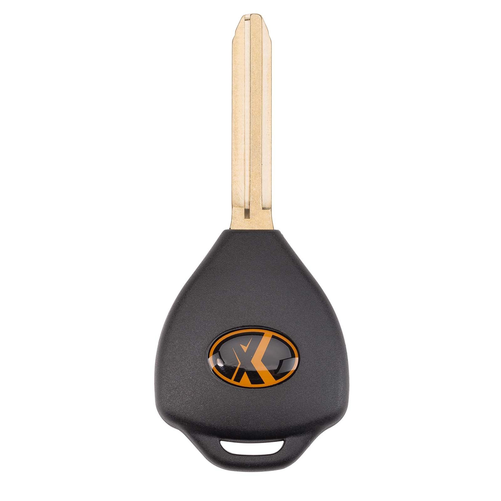 XHORSE XKTO24EN pour Toyota Modèles Droite 3 Boutons Triangle Deuxième Génération Télécommande Fillée 5pcs / lot