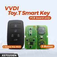2023 le plus récent xhorse xsto20en toy.t xm38 Smart Key PCB avec 5 boutons Shell clé complète