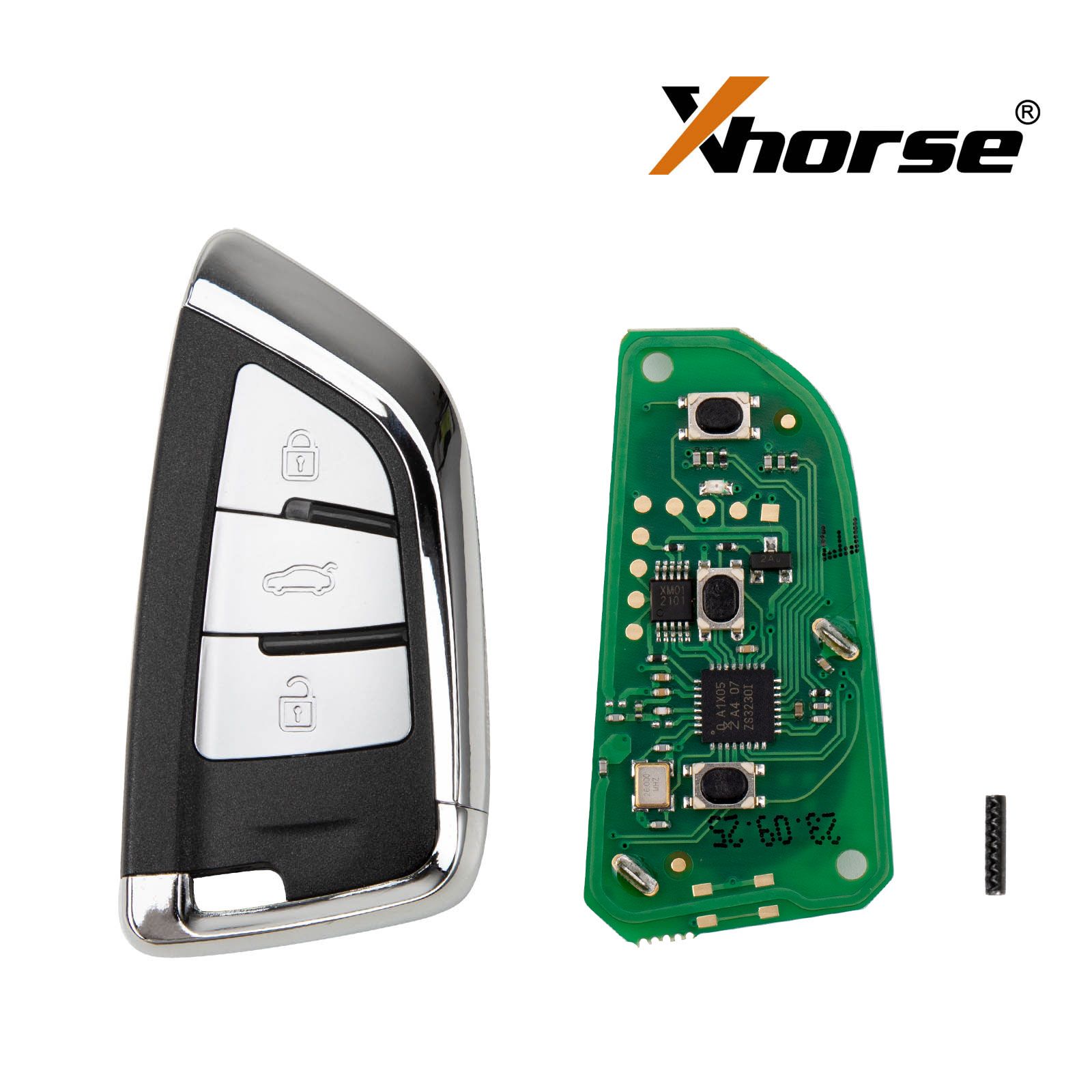 XHORSE XSDFX1EN 3 boutons Petit couteau style clé intelligente universelle 5pcs / lot