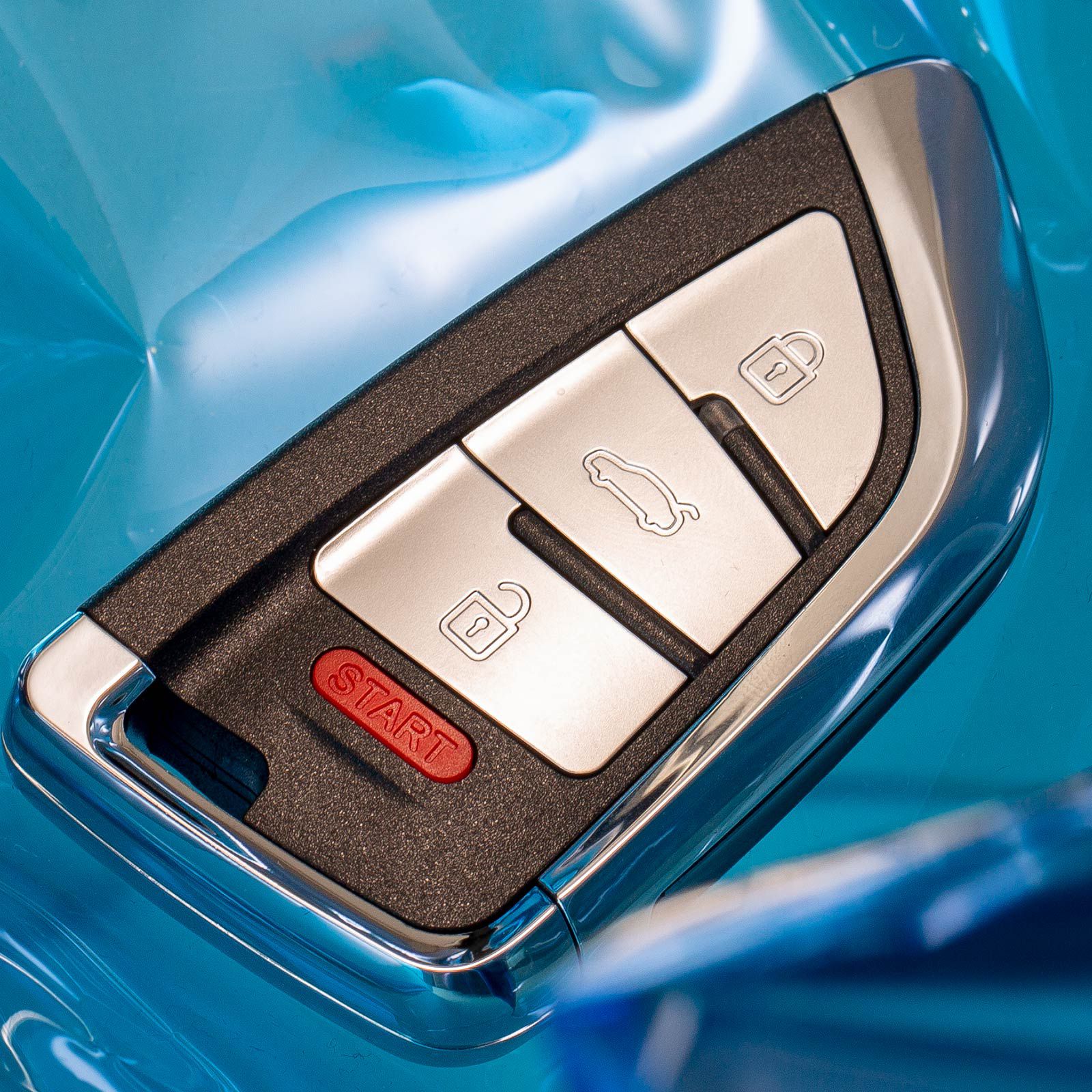 2024 XHORSE XSDFX2EN Petit couteau style 4 boutons clé intelligente universelle série XS 5pcs / lot