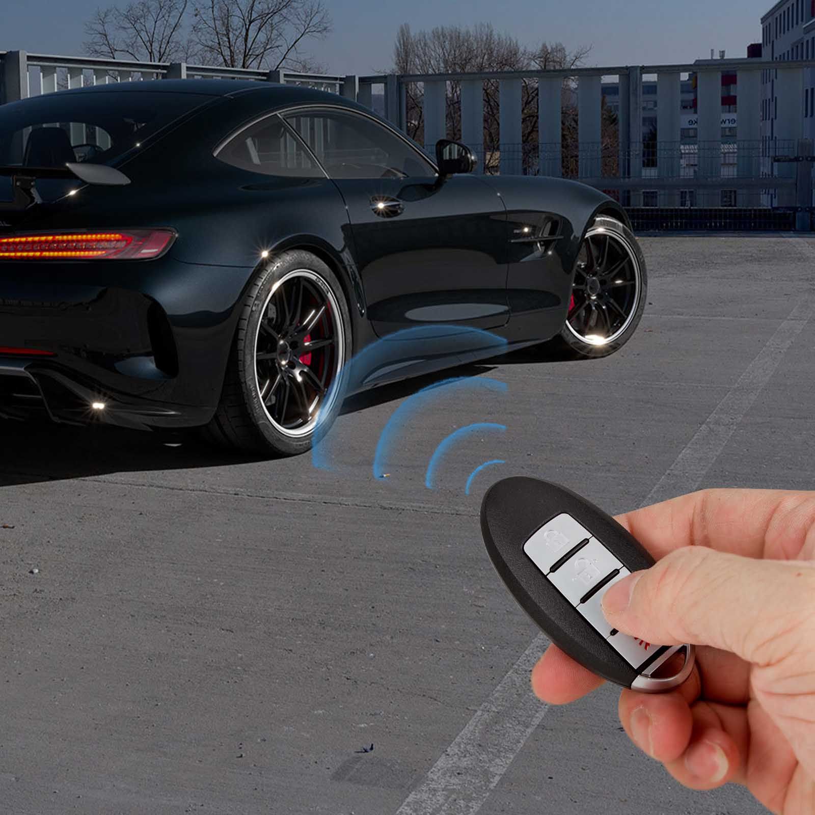 XHORSE XSNIS2EN Nissan Style 4 boutons clé à distance intelligente universelle 5pcs / lot