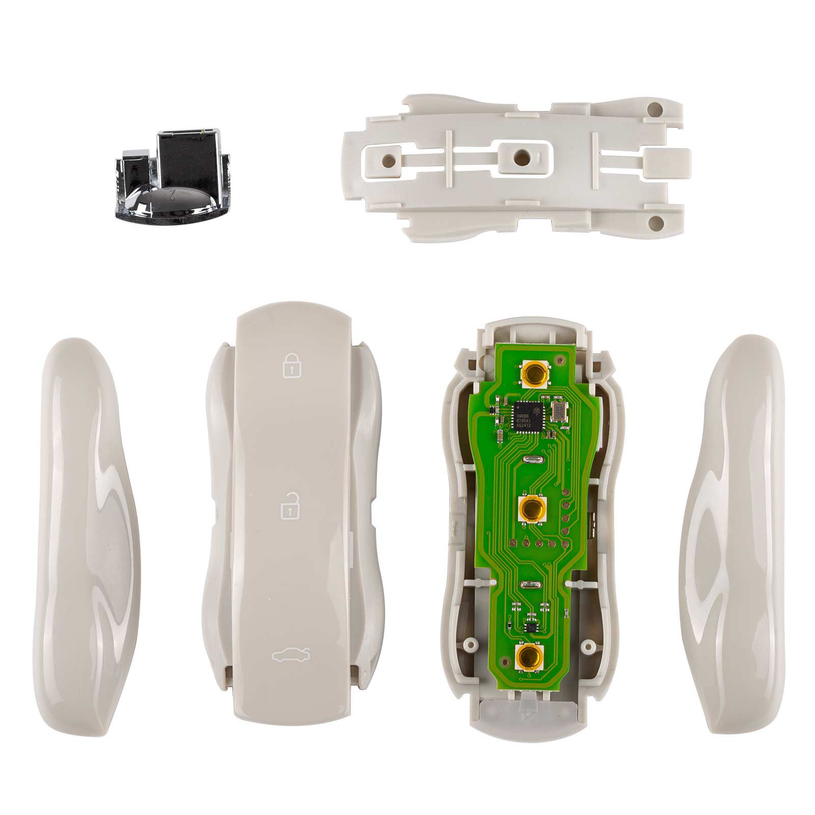 XHORSE XSSC05EN XM38 jouet.T Univesal clé intelligente Supercar style marbre couleur grise 5pcs / lot