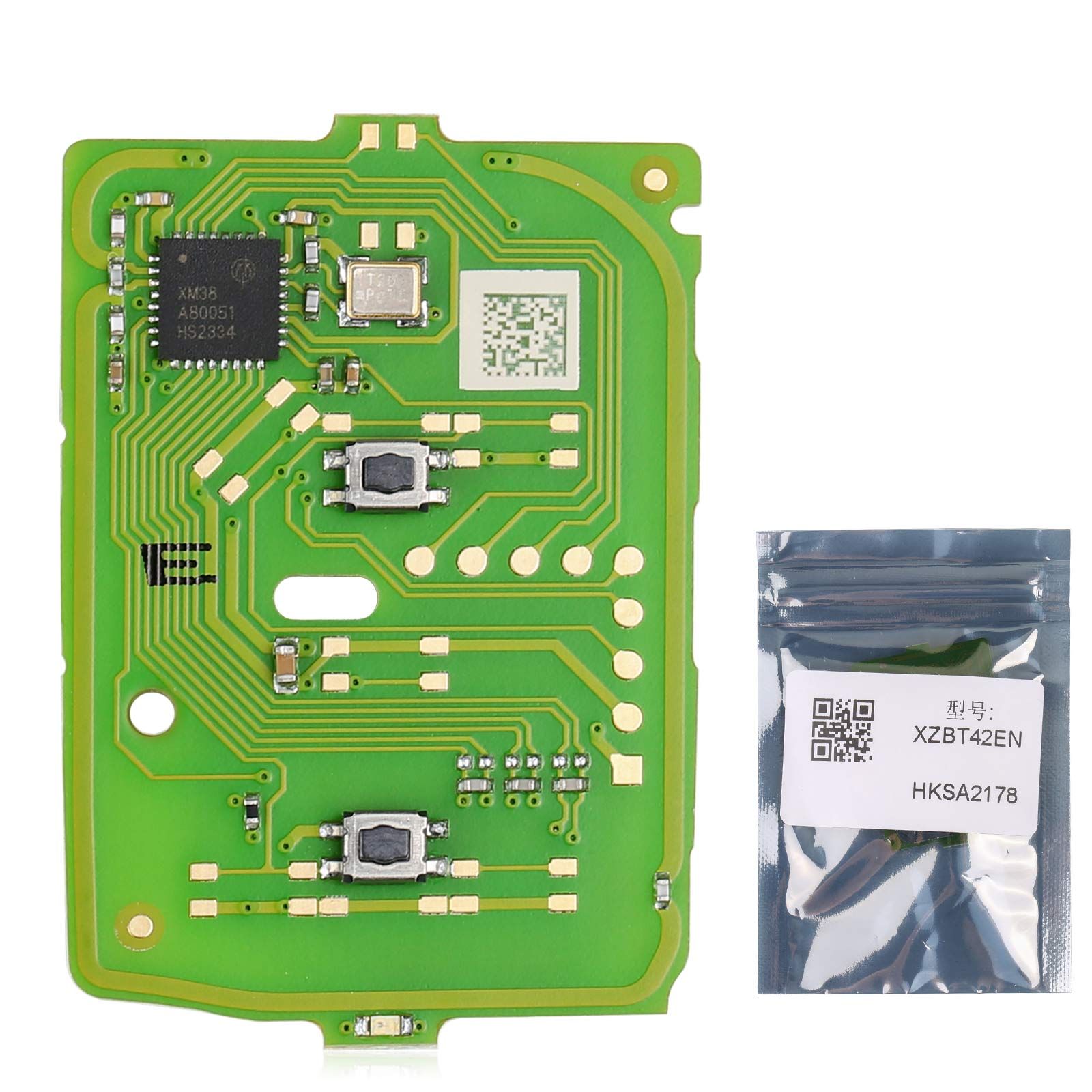 XHORSE XZBT42EN 2 Bouton HON.D PCB spéciaux pour Honda Fit 2019-2022 XR-V 2018-2022 Jazz 2019-2022 City 2019-2022 5pcs / lot