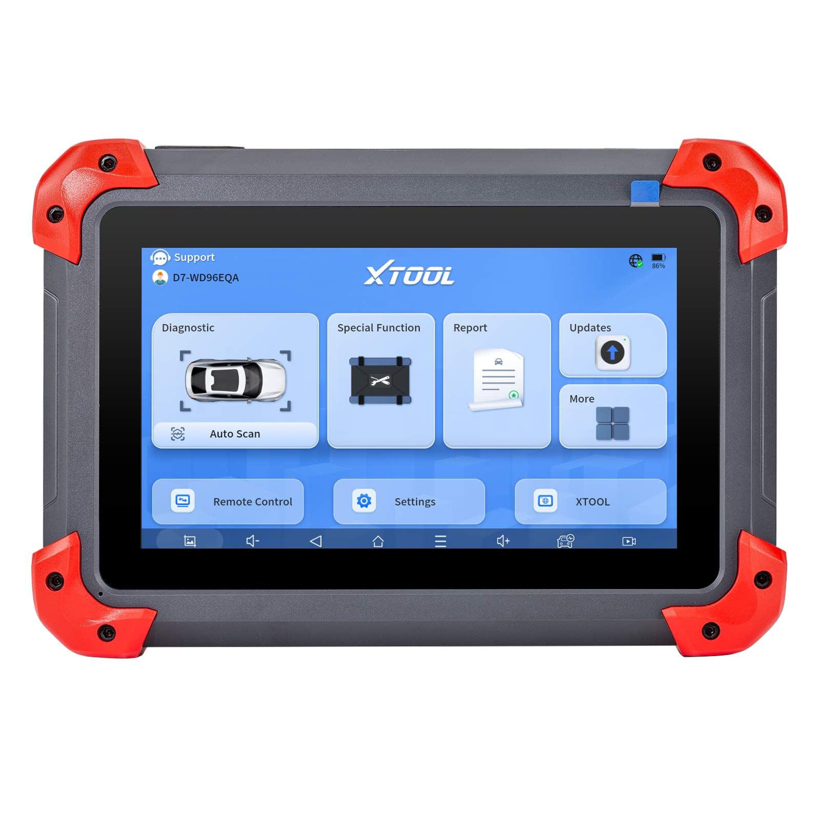 XTOOL D7 Outil de diagnostic automobile Support bidirectionnel OE-Level Diagnostic complet avec 36+ Services IMMO/Key Programmation ABS Bleeding