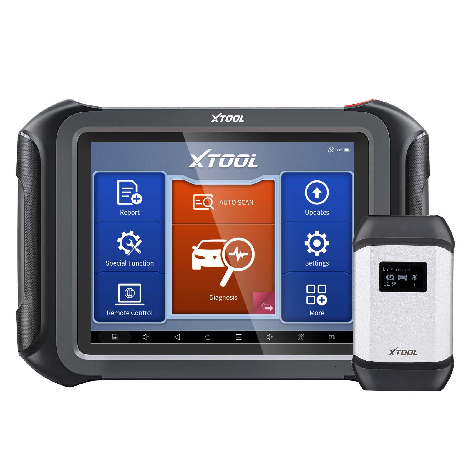 XTOOL D9HD Outil de diagnostic de camion et de voiture 12V à 24V 42+Fonctions spéciales Topologie Cartographie pour diesel/essence Remplacez PS90 PRO
