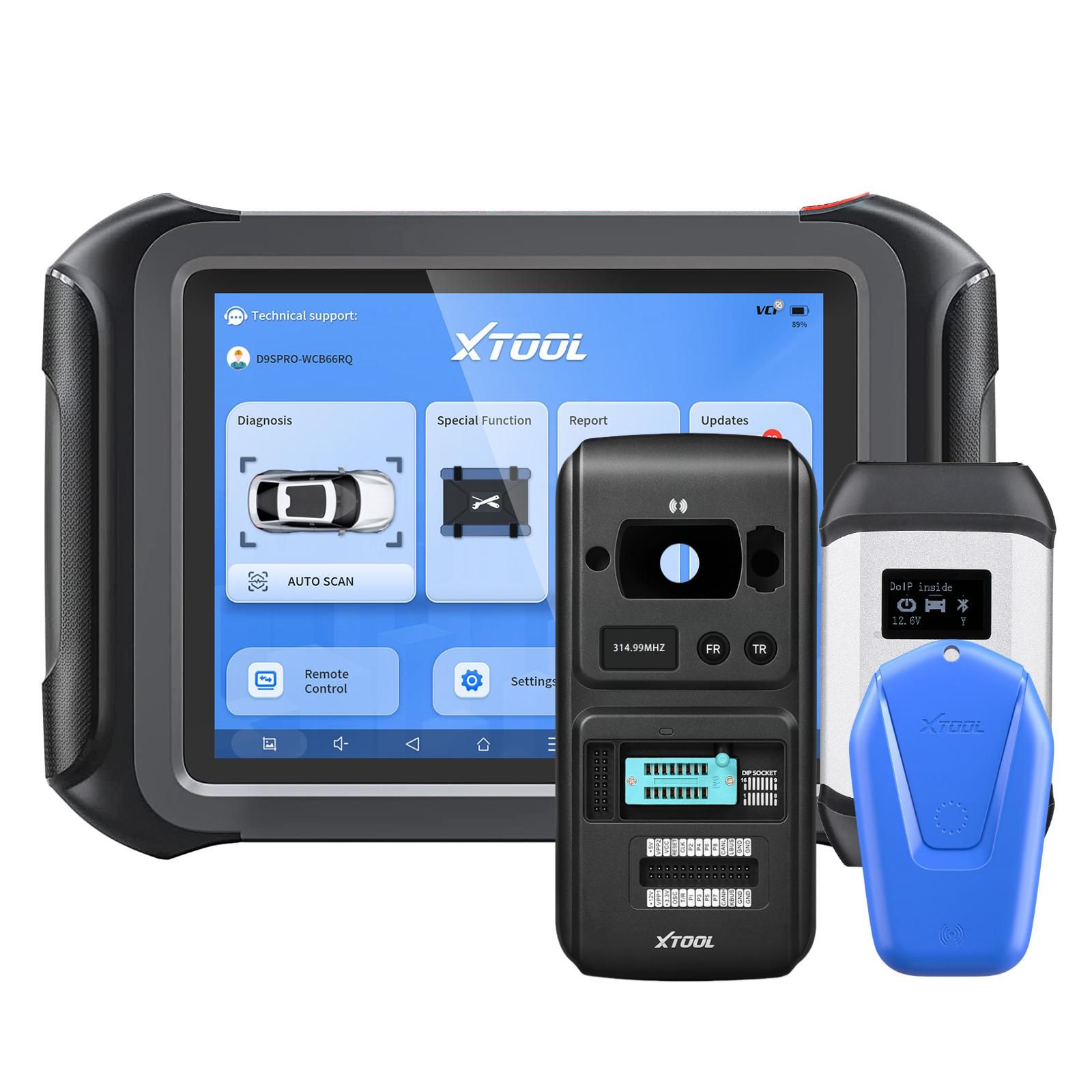 2025 XTOOL D9S Pro plus KS-1 KS01 Smart Key Emulator et KC501 Key & Chip Programmer pour Toyota / Lexus / Scion Toutes les clés perdues Pas besoin de démontage