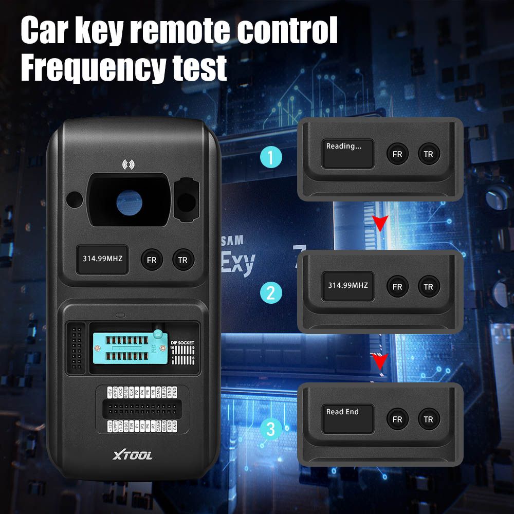 2025 XTOOL D9S Pro plus KS-1 KS01 Smart Key Emulator et KC501 Key & Chip Programmer pour Toyota / Lexus / Scion Toutes les clés perdues Pas besoin de démontage