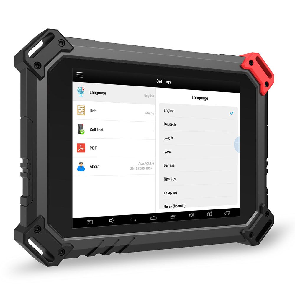 XTOOL EZ500 Diagnostic complet pour véhicules à essence avec fonction spéciale Même fonction avec XTool PS80