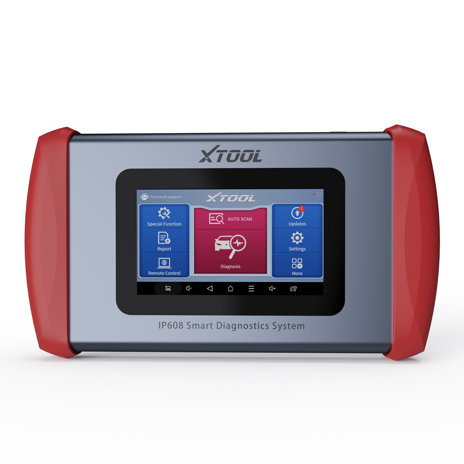 Support complet de l'outil de diagnostic du système du scanner IP608 OBD2 de XTOOL Inplus CAN FD 30+ Services et mise à jour gratuite à vie