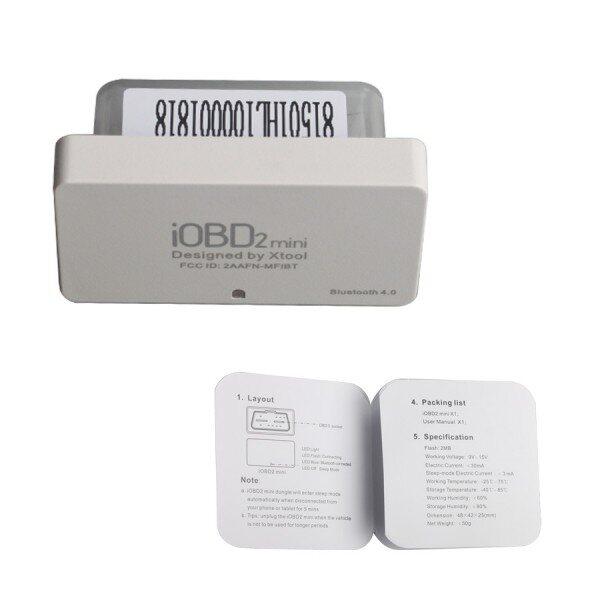 Xooer - iobd2 Mini OBD2 eobd support Bluetooth 4 for iOS and Android