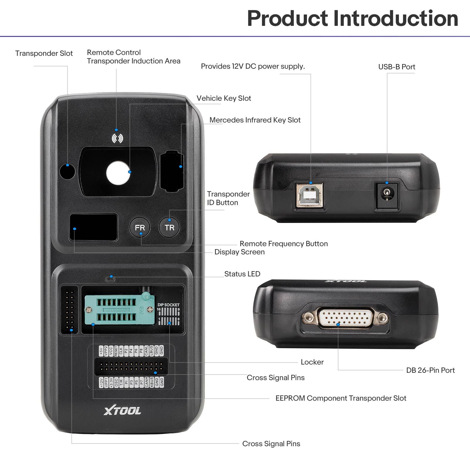 2025 XTOOL X100 MAX Auto Key Programmer IMMO Elite Outils de diagnostic avec KC501 ECU Codage Mise à jour complète de contrôle bidirectionnel de X100 PAD3