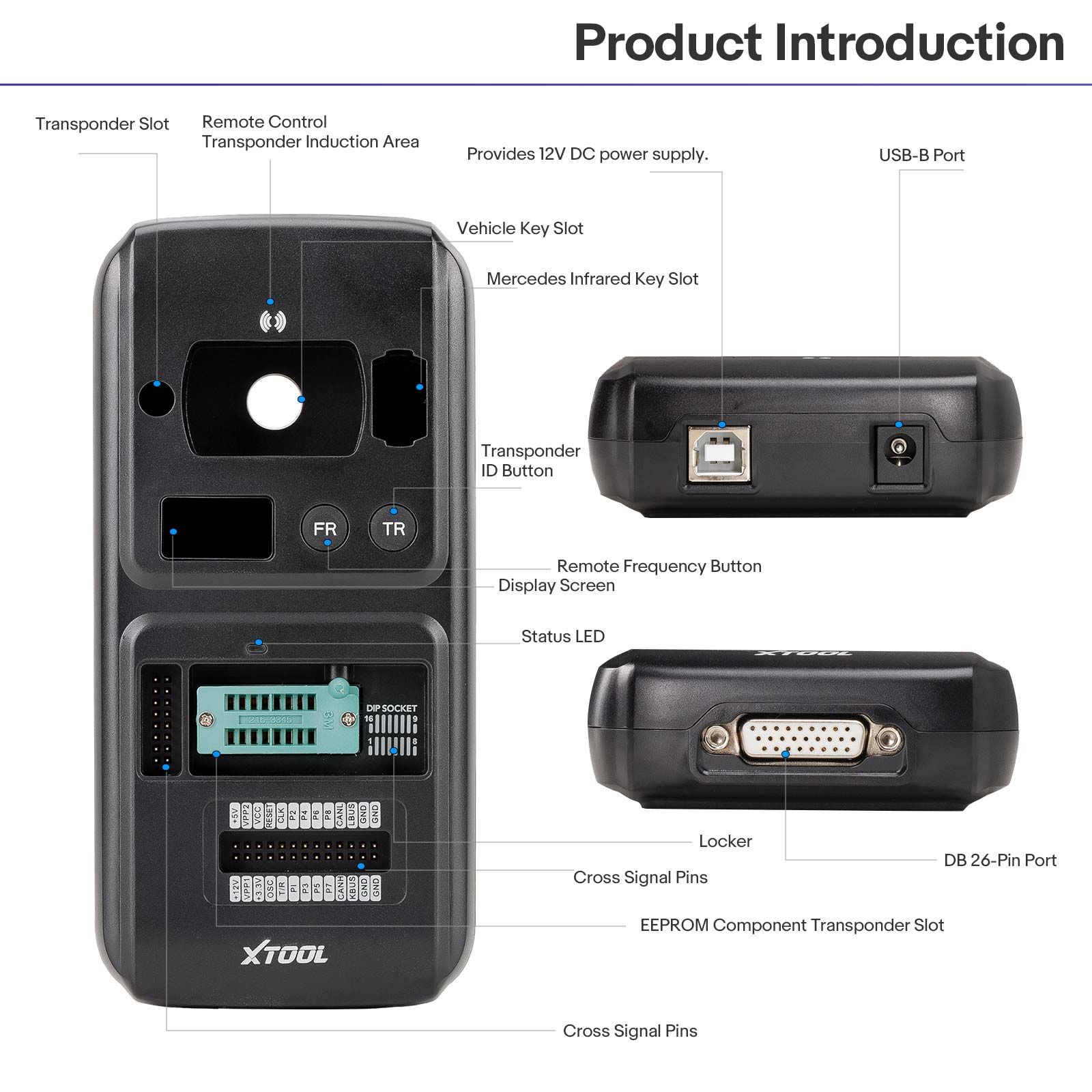 2025 XTOOL X100 MAX 2 Programmateur de clé automatique avec J2534 VCI et KC501 prend en charge 42 fonctions de service