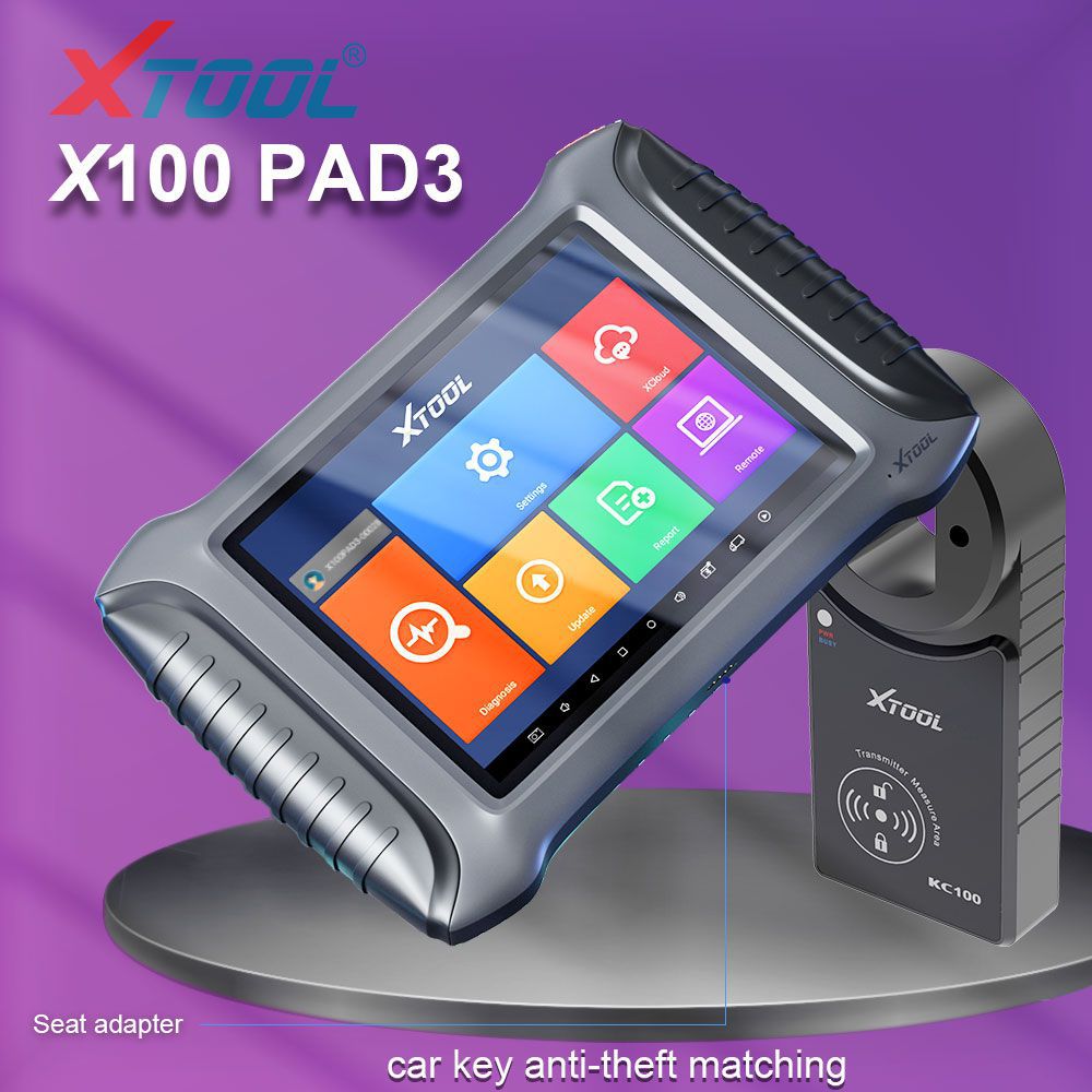 Xtool X100 pad3 X100 pad Elite Professional Tablet key program, kc100 global Edition 2 years Free Update