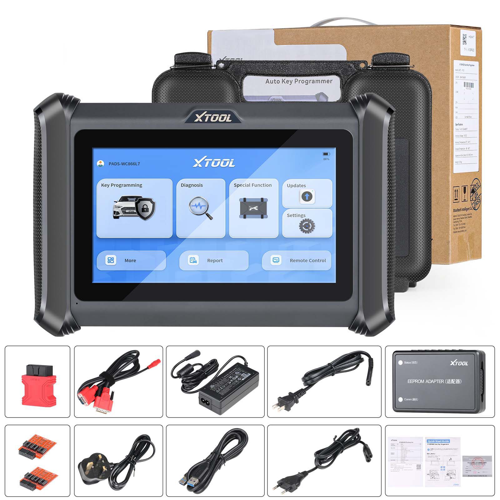 Xtool X100 Pads programmateur de clé, intégré can FD doip prend en charge 23 fonctions de service, remplacement X100 Pads 2 ans de mise à jour gratuite