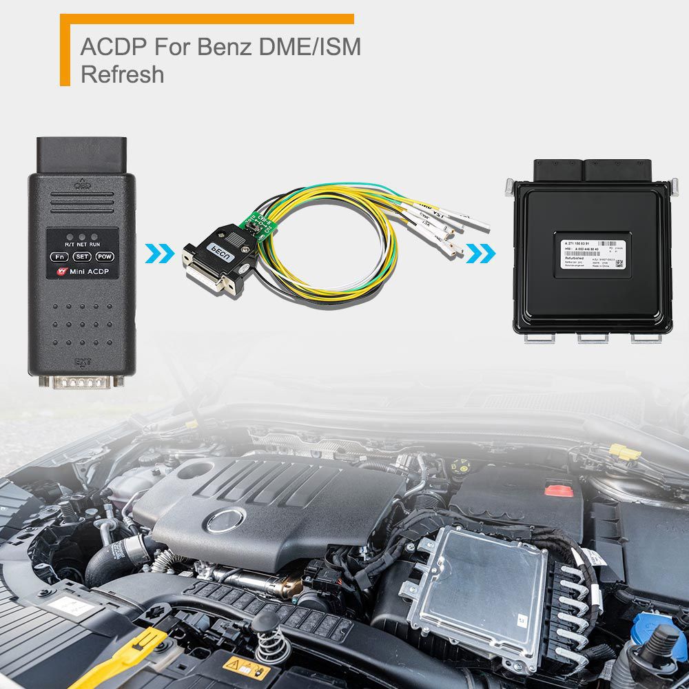 Yanhua Mini ACDP module 18 Mercedes - Benz DME and ISM Refresh