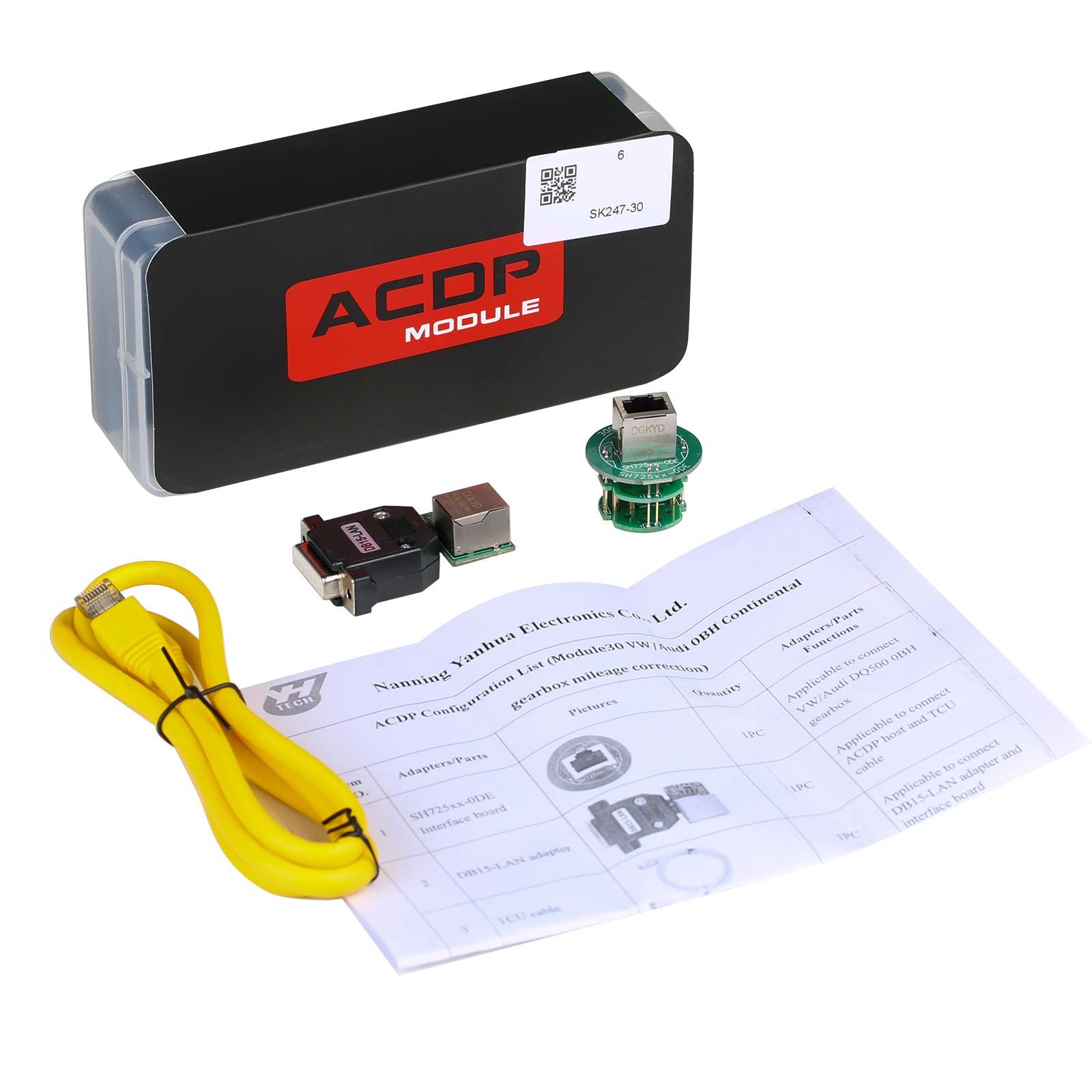 Yanhua Mini ACDP ACDP-2 Module30 avec licence A607 pour VW/AUDI DQ500 0BH Continental Transmission Correction du kilométrage
