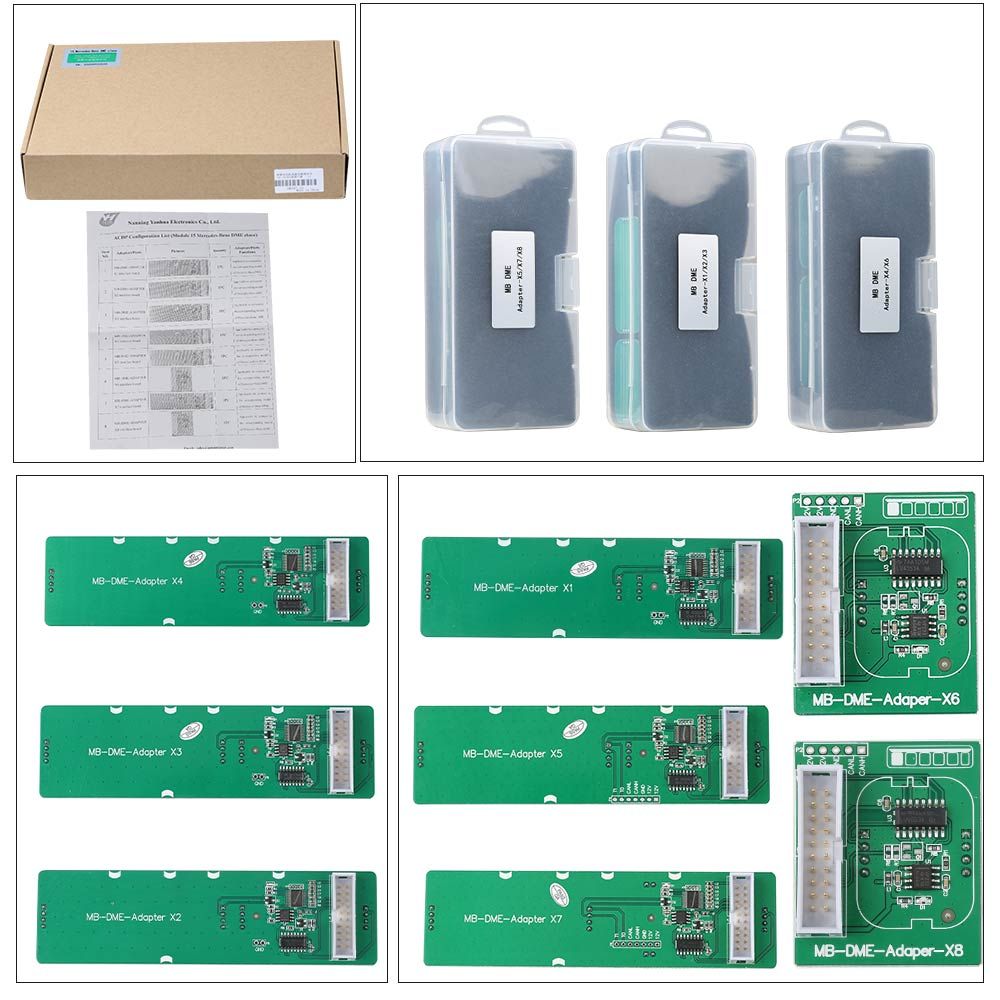 Yanhua Mini ACDP-2 MB DME Package avec Module 15/18 pour Mercedes-Benz DME Clone DME/ISM Refresh