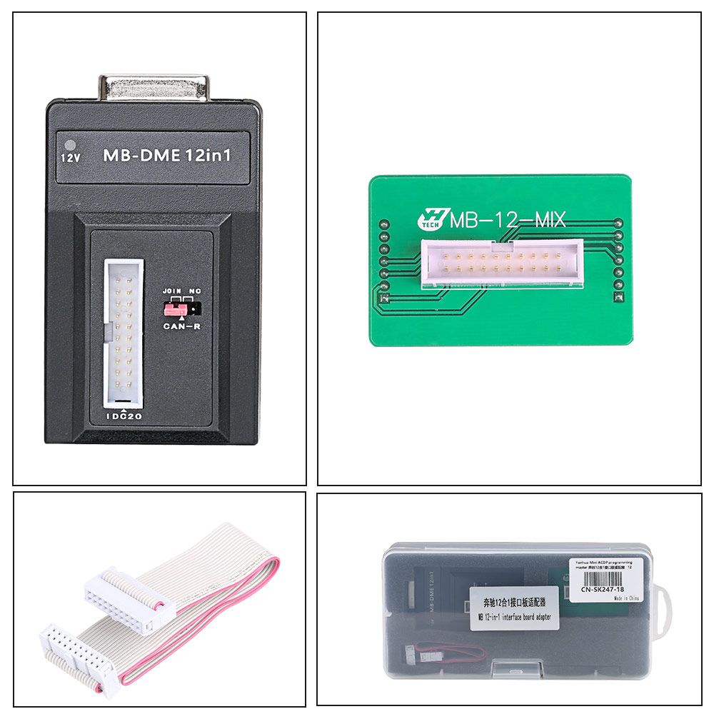 Yanhua Mini ACDP-2 MB DME Package avec Module 15/18 pour Mercedes-Benz DME Clone DME/ISM Refresh
