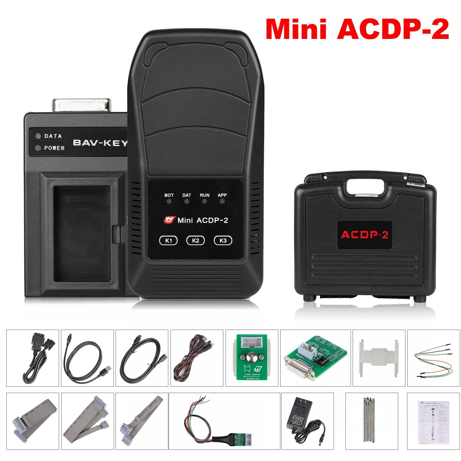 Yanhua ACDP-2 VW/Audi TCU/ODO Package Kilométrage avec Module 21/25/30/33/34 pour VW/Audi Transmission et Cluster Kilométrage