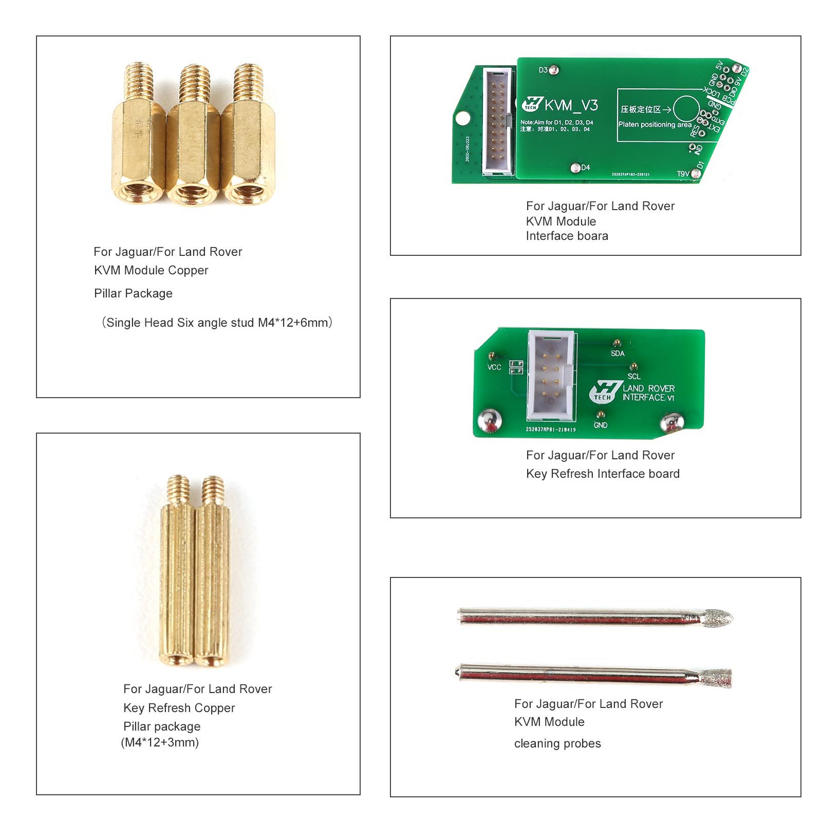 Yanhua Mini ACDP-2 JLR IMMO Package avec Module9 JLR KVM Module et Module24 Nouveau JLR (2018+) IMMO Module Ajouter la clé et toutes les clés perdues