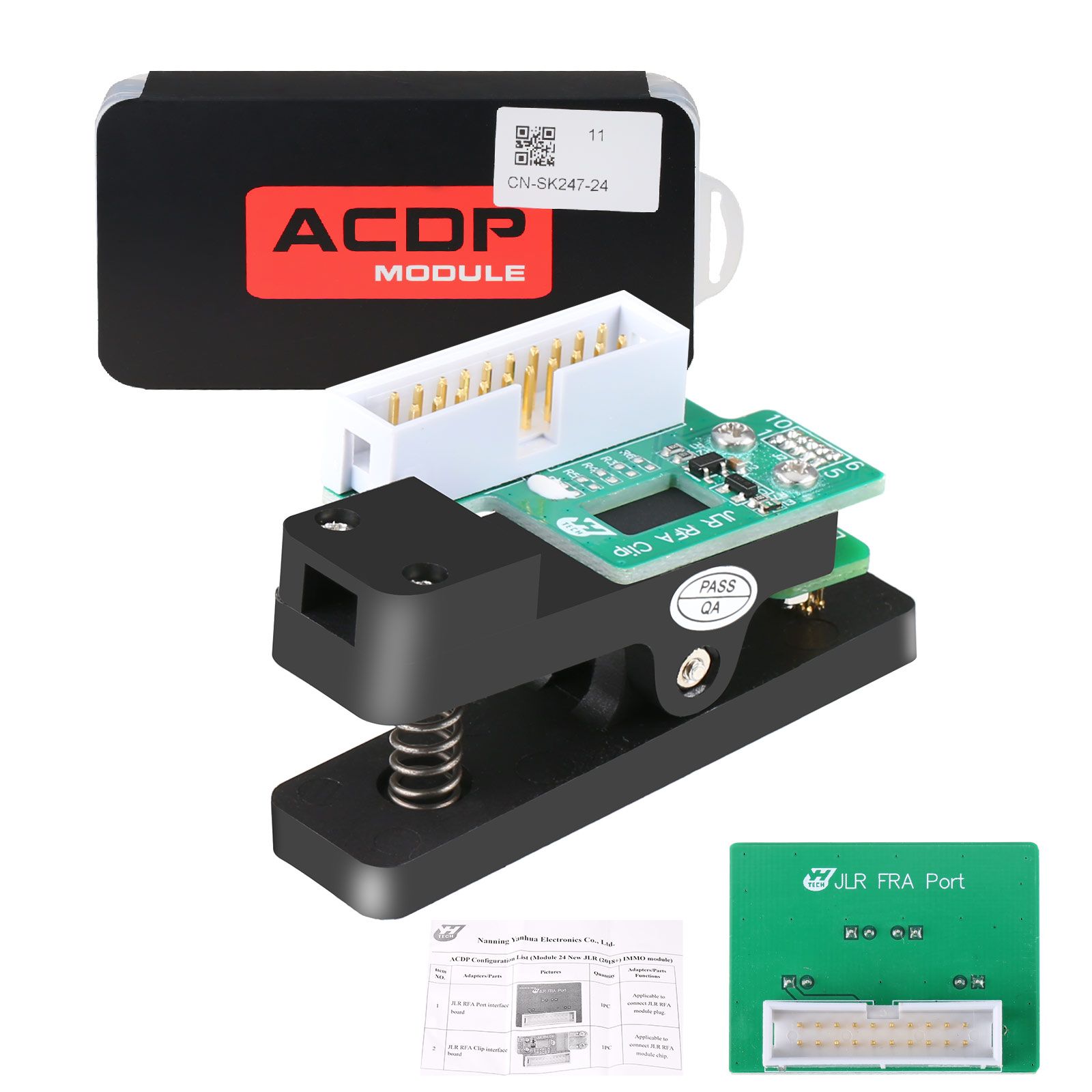 Yanhua Mini ACDP-2 JLR IMMO Package avec Module9 JLR KVM Module et Module24 Nouveau JLR (2018+) IMMO Module Ajouter la clé et toutes les clés perdues