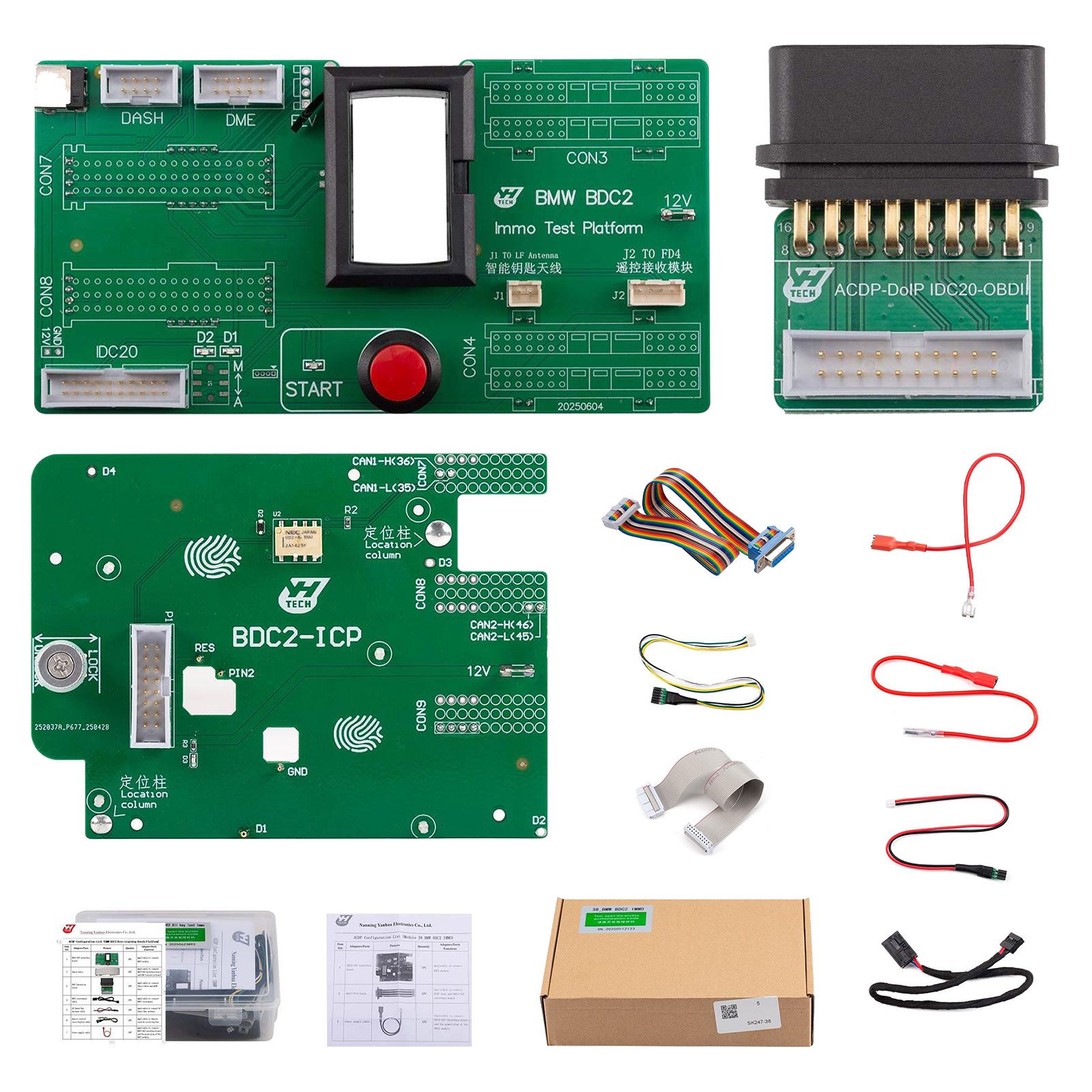 Yanhua ACDP-2 Module 38 avec BMW BDC2 Keys Learning Bench Platform pour BMW G Series BDC2 Key Matching Adding et All Keys Lost Free BDC3 BCP Board