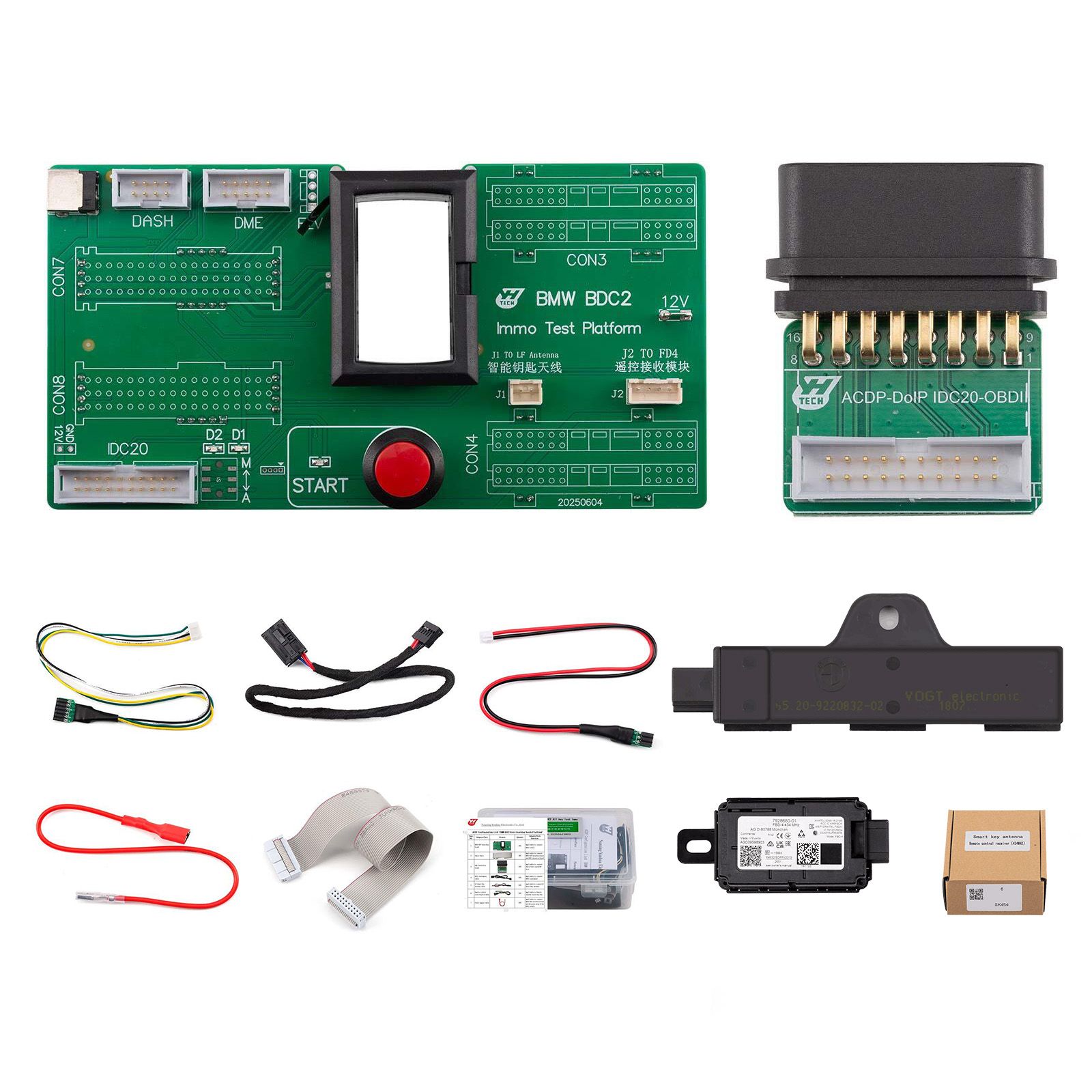Yanhua BMW BDC2 Keys Learning Bench Platform Plus LF Smart Key Antenna Remote Control Receiver (434MHZ) Pièces de voiture démontées d'occasion