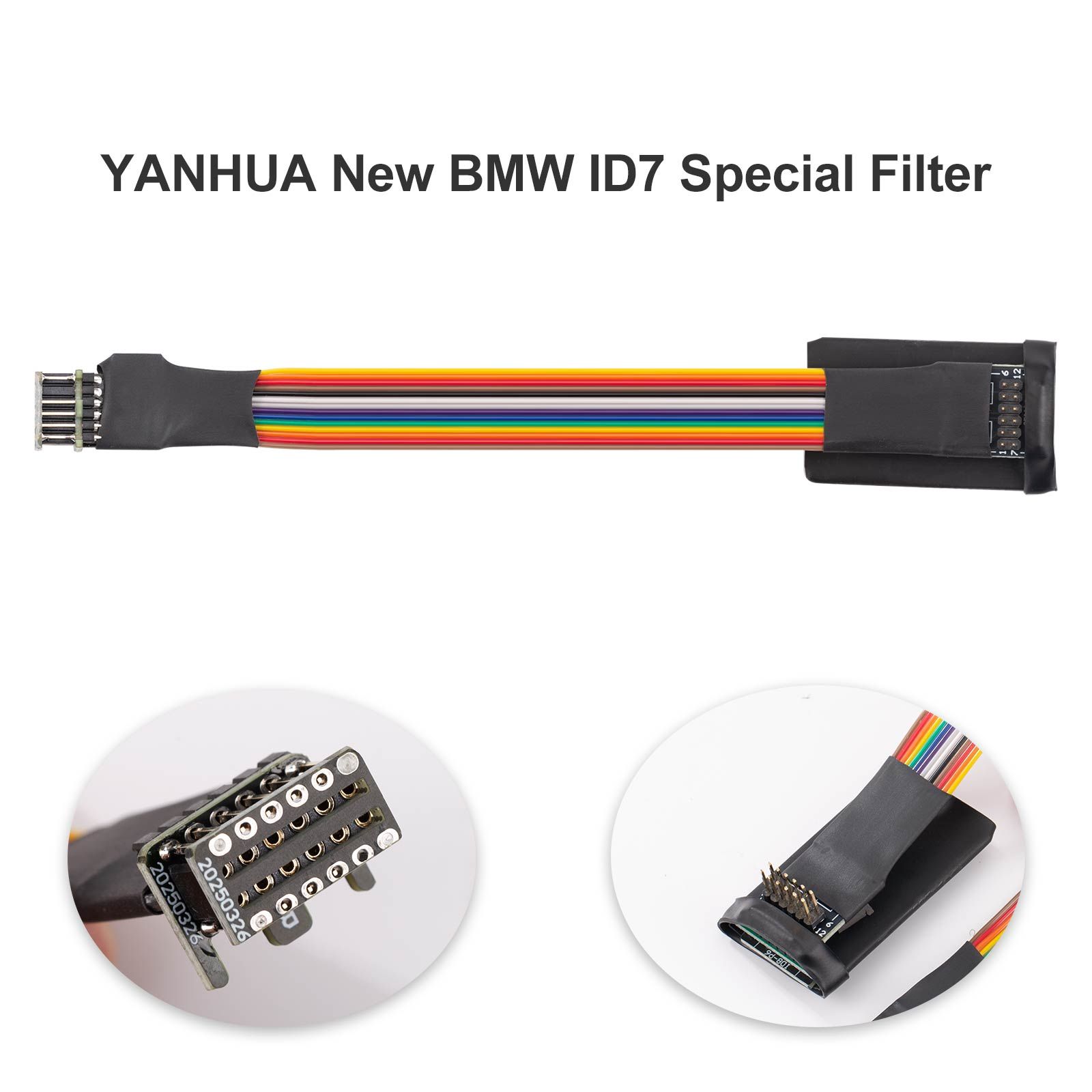 Kit d'outils de correction du kilométrage de la série G / F de Yanhua BMW Programmateur YH35XX + Émulateur 35128WT + Filtre ID7 + Filtre ID8