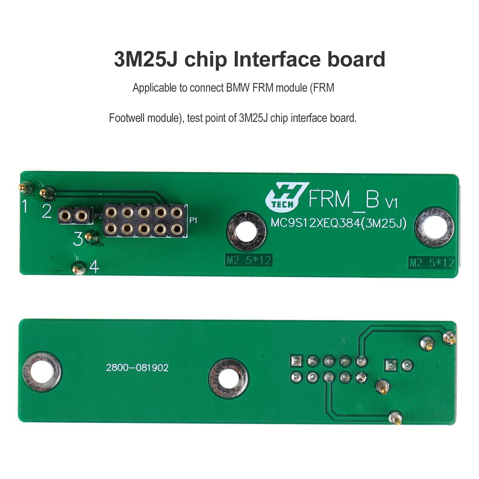 Yanhua Mini ACDP - 2 2ème génération Module 8 pour BMW frm module de fosse de pied rafraîchissement / restauration 0l15y 3m25j lecture / écriture sans soudure