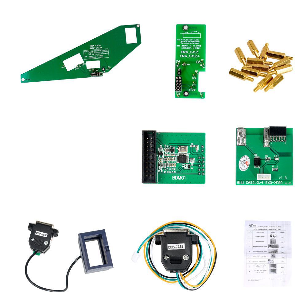 Yanhua Mini ACDP Master Control Module 1 BMW cas1 - cas4 + immo Key Programming and odometer Reset adaptateur