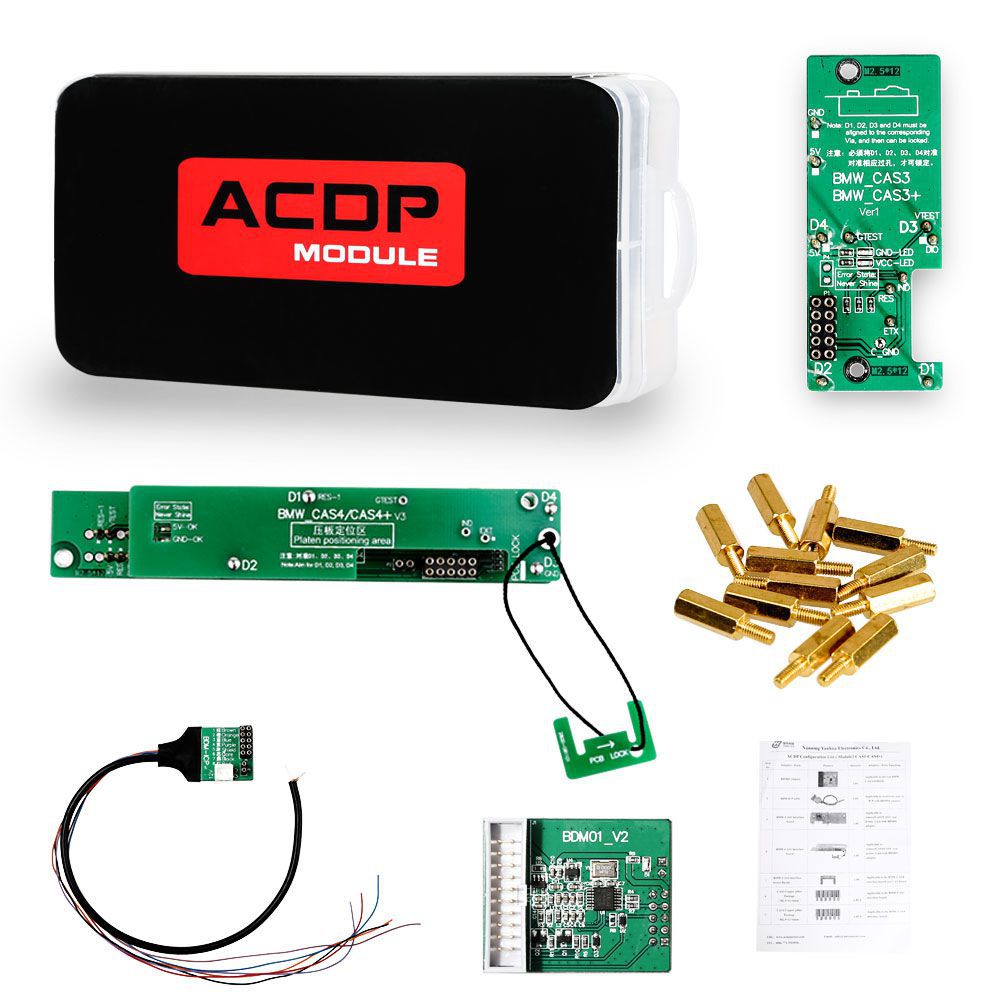 Yanhua Mini ACDP Module 1 BMW cas1 - cas4 + immo Key Programming and odometer Reset Add cas4 obd Function