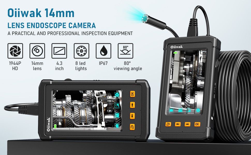 Caméra endoscopique de 14 mm