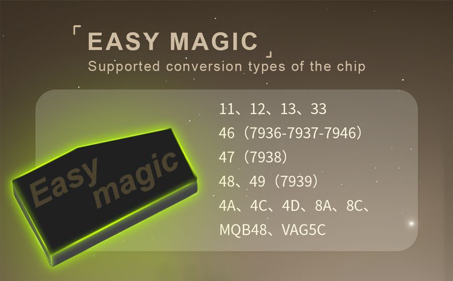 2M2 Easy Magic Chip 10pcs/lot travail pour 2M2 TANK Machine de clonage facile