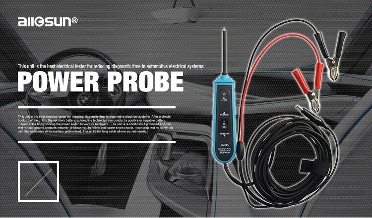Testeur de circuit électrique de voiture All-Sun EM285 Power Probe