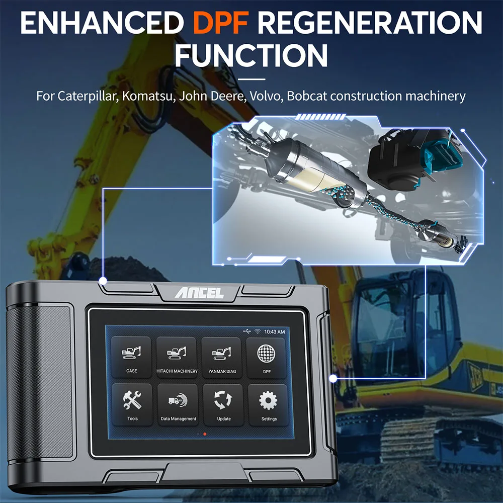 ANCEL HD3600 – Outil de diagnostic pour engins de chanti