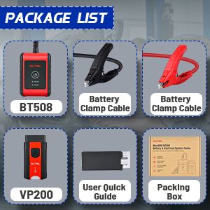 Testeur de batterie de voiture Autel MaxiBAS BT508